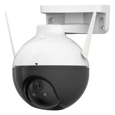 (1080p-b&w Version) Pan/Tilt/Zoom with APP, AI-Powered Person Detection, 30M Night Vision, Water