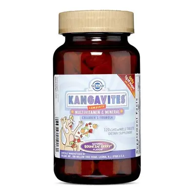 Solgar Kangavites Multivitamin Chewable Tablets Bouncin Berry Flavor