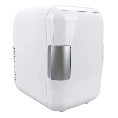 (white) 4l Car Refrigerator Large Capacity Small Size Food Grade Liner Cooler Warmer Mini Fridge