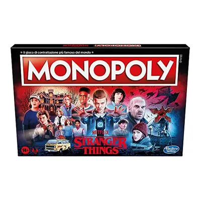 Hasbro Gaming Monopoly Stranger Things Board Game For Adults And Teenagers Years Older, Multicol