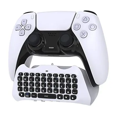 Controller Keyboard Keypad Compatible with PS5 - Wireless Bluetooth Game Chatpad Keyboard, Keys 