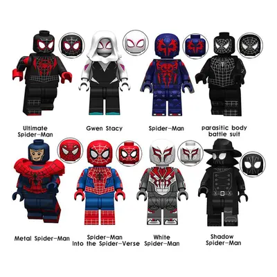 (8PCS-L) 128PCS Marvel Avengers Super Heroes Mini Figures DC Set Fit Lego