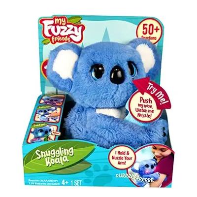 Fuzzy Friends Interactive Plush Koala in Gift Box 22.7 x 13.5 x 25.4 cm