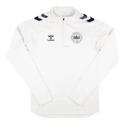 (3XL) Denmark Pro Half Zip Sweat Top (White)