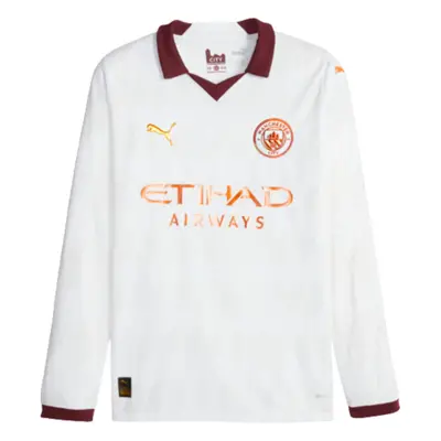 (M) Man City Long Sleeve Away Shirt