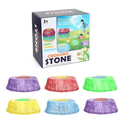 (6PCS) Kids Light-Up Balance Stepping Stones - Set of