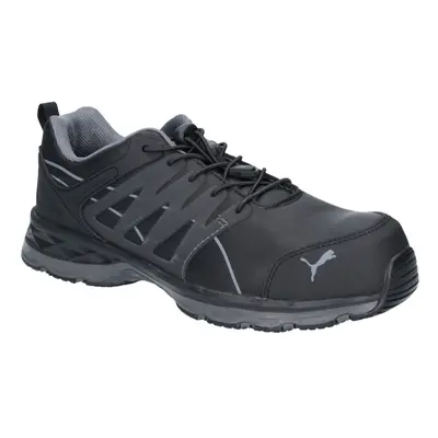 (Black, (Adults')) Puma Safety Velocity 2.0 Leather Black Safety Shoes