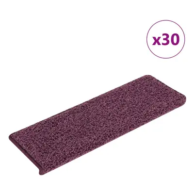 (dark purple, x x cm/ pcs) vidaXL Carpet Stair Treads Decorative Stair Step Protector Rug Stair 