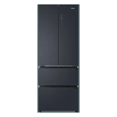 Haier HFR5719ENPB American Fridge Freezer - Slate Black