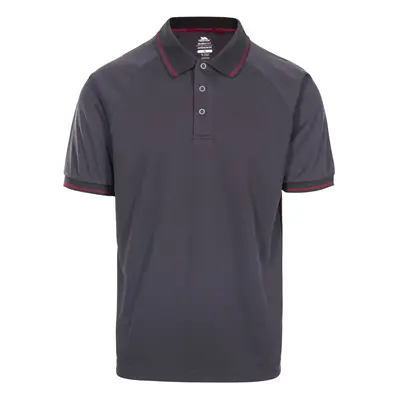 (XXL, Dark Grey) Trespass Bonington Mens Polo Shirt Plain T