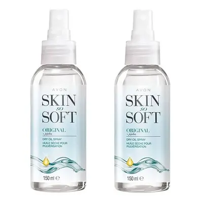 2 x Avon Skin So Soft Original Dry Oil Spray - 150ml | Dry Body Oil