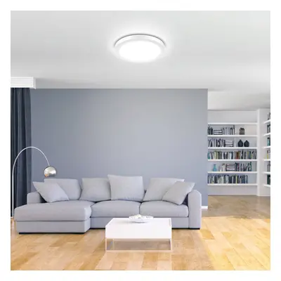 SOLMORE 18W 23CM LED Ceiling Light Flat Round Waterproof Lamp for Bathroom Bedroom Hotel AC85-26