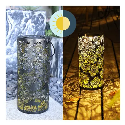 Solar Power Flower Lantern LED Lamp Garden Light Outdoor Landscape Decorative