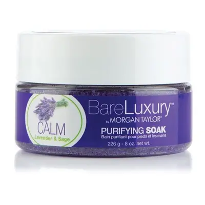 Morgan Taylor BareLuxury Calm Purifying Soak - Lavender & Sage - 226g / oz