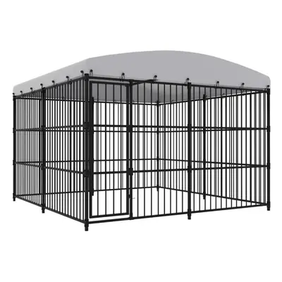 vidaXL Outdoor Dog Kennel 300x300x210cm Roof Pet House Outdoor Exercise Cage