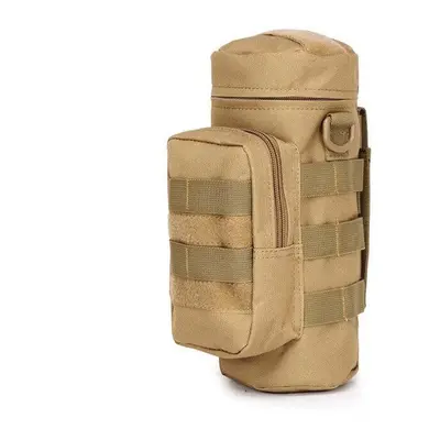 (Yellow) Outdoors Molle Water Bottle Pouch Tactical Gear Kettle Waist Shoulder Bag for Army Fans