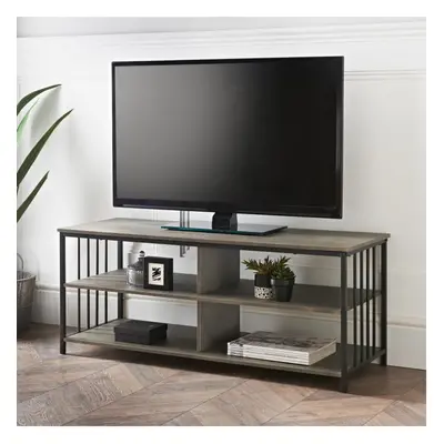 Stylish Chicago Concrete TV Unit Storage Shelves Entertainment Centre