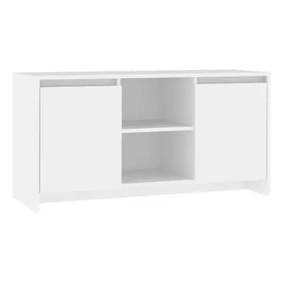 (white) vidaXL TV Cabinet Chipboard Home Hifi Low Cabinet TV Table Unit Multi Colours