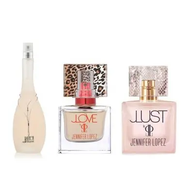 J Lo X Oz Set For Women: Jlove Eau De Parfum + Glow Eau De Toilette + Jlust Eau De Parfum