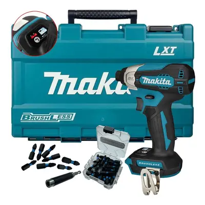 Makita DTD157Z 18v Cordless Brushless Impact Driver A-Mode + 25PC Bit Set + Case