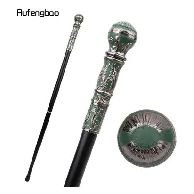 (green) Silver Green Luxury Round Handle Fashion Walking Stick For Party Decorative Walking Cane