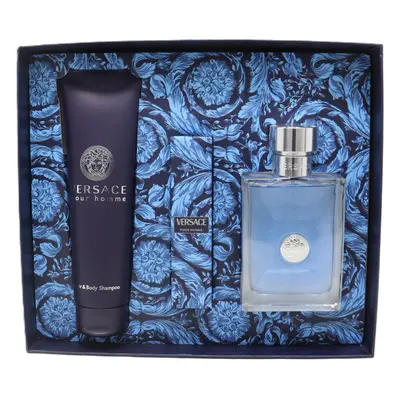 Versace Pour Homme Eau De Toilette 3-Pcs Set / New With Box