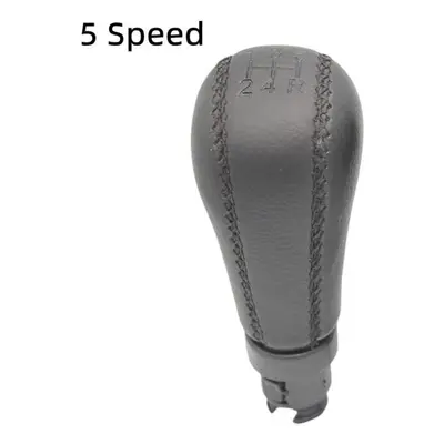 (5 Speed) 5/6 Speed For Volvo S60 S80 V70 Xc70 Black Leather Car Styling Gear Shift Knob Lever S