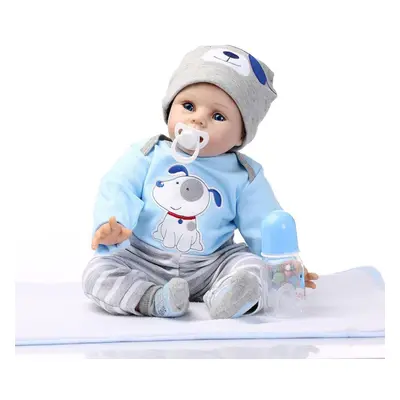 (55cm) Npk Lifelike Reborn Baby Doll Newborn Baby Fashion Doll Christamas Gift Newborn Baby Doll