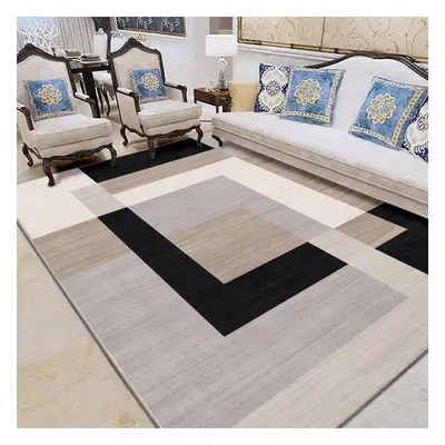 (200 X cm, Milo Neutral) Luxury Printed Rugs Large Runner Rug & Door Mats