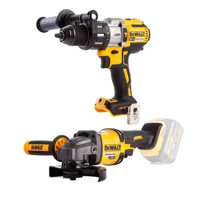 Dewalt DCK2055 18v XR Brushless Flexvolt DCD996 Combi Drill DCG414 Grinder Bare