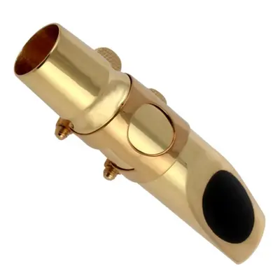 Gold Plated Metal Alto Professional Saxophone Mouthpiece For Playing The Classical Music