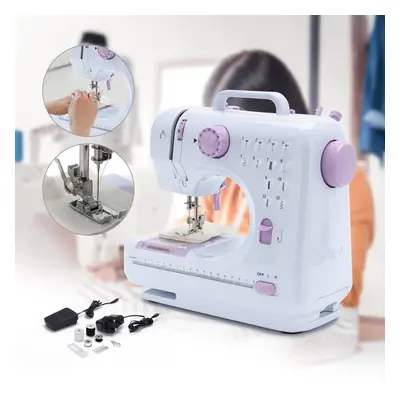 12 Stitch Portable Electric Mini Sewing Machine Overlock Speed Pedal