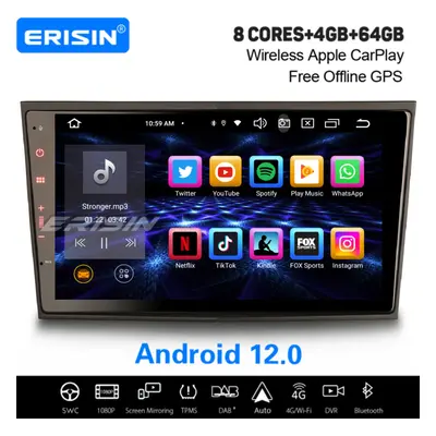 8" 8-Core Android Car Stereo Opel Vauxhall Astra H Combo Vectra Signum Zafira DAB+ CarPlay Satna