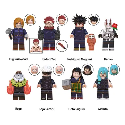 (8PCS-D) 24PCS Demon Slayer Series Children's Toy Fit Lego