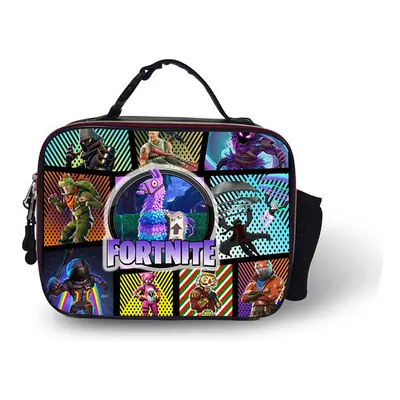 (Pattern 29) Fortnite Lunch Box Bag Outdoor leather Lunch Bag