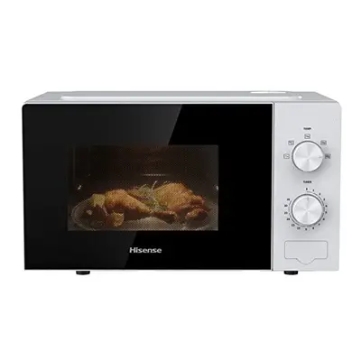 700 Watts Litre Solo Microwave Oven H20MOWP1UK White Automatic Defrost power levels Easy Clean 3