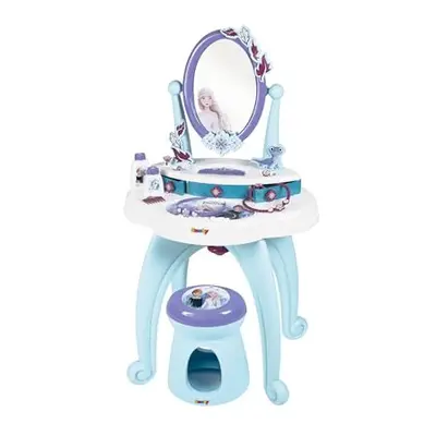 Disney, Frozen in Hairdressing Table, accessories: stool, flasks, necklace, plastic headband, ri