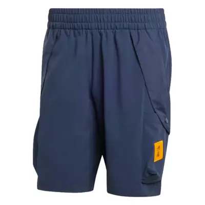 (XL) Real Madrid Seasonal Cargo Shorts (Night Navy)