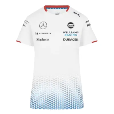 (M) Williams Racing Team T-Shirt (White) - Womens