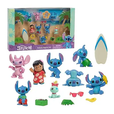 Disney Deluxe Lilo & Stitch Character Set Figure, Blue, 24.13