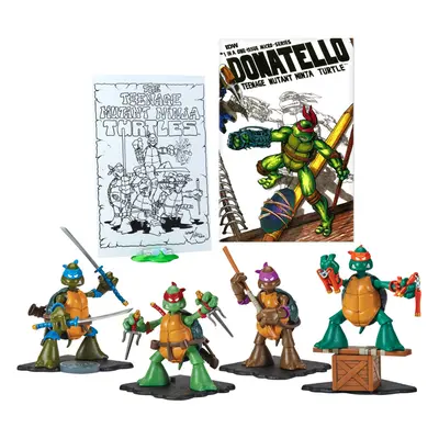 Teenage Mutant Ninja Turtles: Original Sketch Collector Figure with Comic Book by Playmates Toys