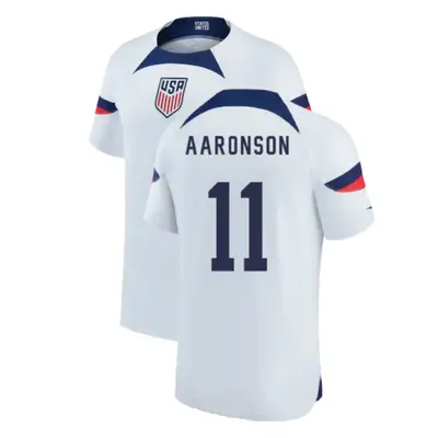 (XL) USA United States Home Shirt (AARONSON 11)