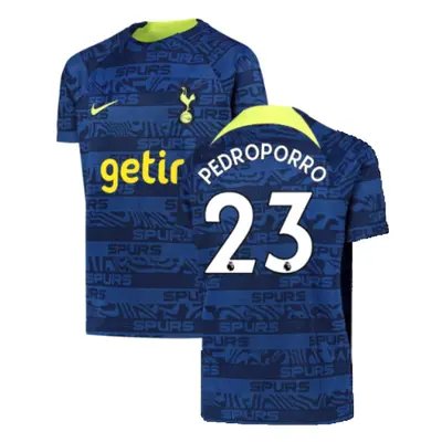 (S) Tottenham Pre-Match Training Shirt (Indigo) (Pedro Porro 23)