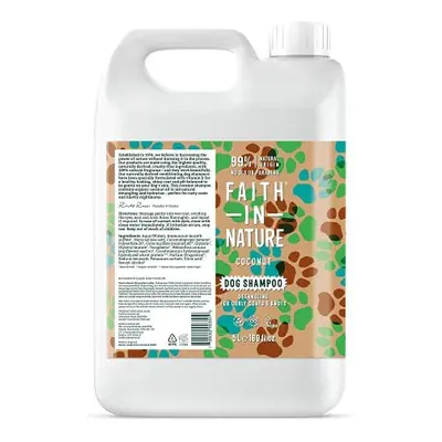 Faith In Nature Natural Coconut Dog Shampoo, Vegan & Cruelty Free, No SLS or Parabens, Detanglin