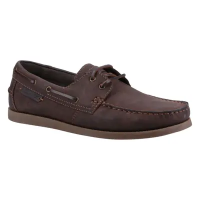 (Brown, (Adults')) Cotswold Bartrim Leather Men's Brown Boat Shoes