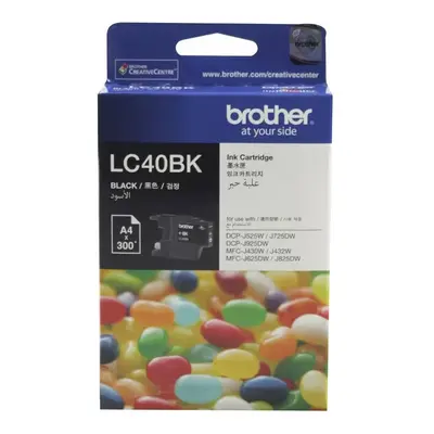 Brother LC-40 Black Ink Cartridge Toner LC40BK 8ZC70100140