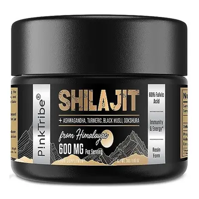 Shilajit Resin Gold Standard Shilajit - 600mg Himalayan Shilajit