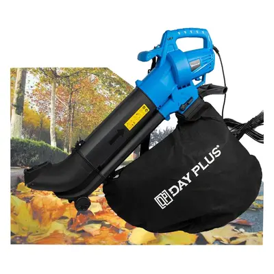 Leaf Blower Electric Garden Blower Vacuum & Mulcher with Adjustable Speeds and Telescopic Tubes,