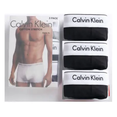 (L) Men's Calvin Klein Low Rise Boxers Pack Black