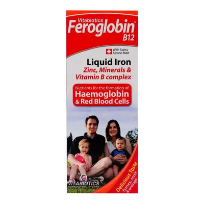 Vitabiotics Feroglobin Syrup Iron-Rich Formula for Vitality and Wellbeing ml